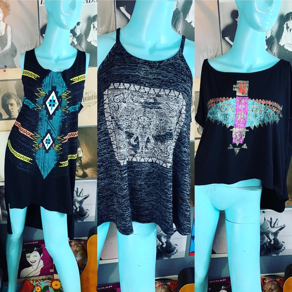 Large 3 Piece Boho hippy Tribal Lot Size: M/Large